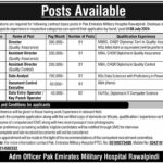 Pak Emirates Military Hospital Rawalpindi Jobs 2024