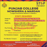 Punjab College ( All Subjects Teachers ) Jobs 2024