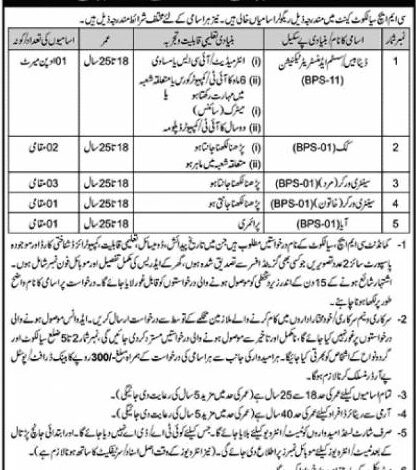 Advertisement For Combined Military Hospital Jobs 2023