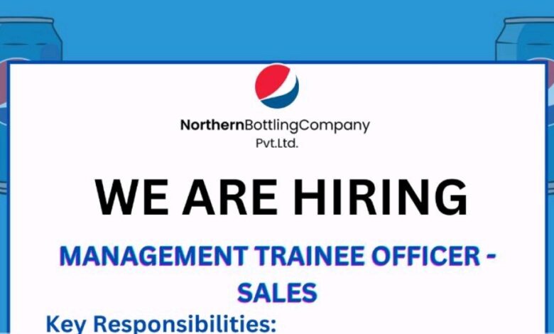 Advertisement For PEPSI Pakistan Management Trainee Officers Jobs 2023