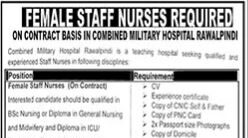 Combined Military Hospital CMH Staff Nurse Jobs 2023