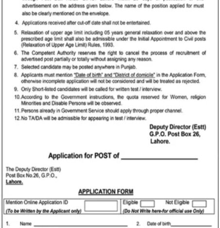 Advertisement For Election Commission Of Pakistan ECP Jobs 2023
