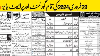 Today 29 February 2024 All Jobs Governments Private Career Opportunities