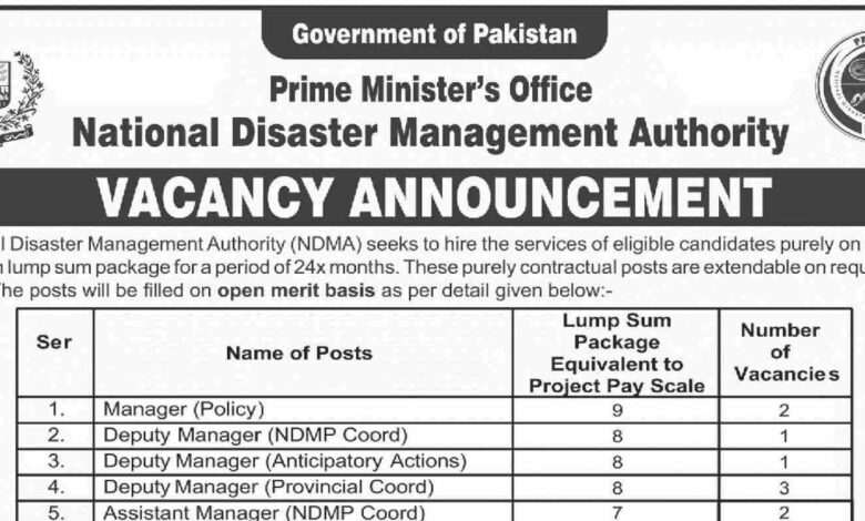 Advertisement For Prime Minister Office Islamabad Latest Career Opportunities 2024