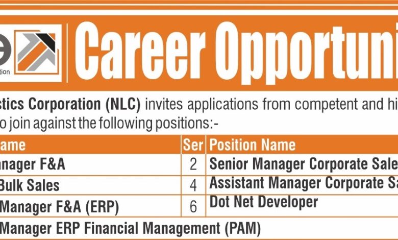 Advertisement NLC Rawalpindi Latest Career Opportunities 2024