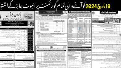 Today Newspaper Jobs Public & Private Monday 18 March 2024