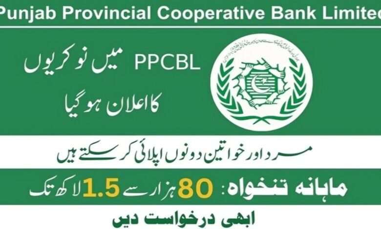 PPCBL Bank Lahore Jobs 2024