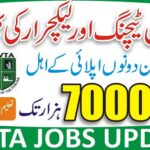 TEVTA Lahore Jobs 2024