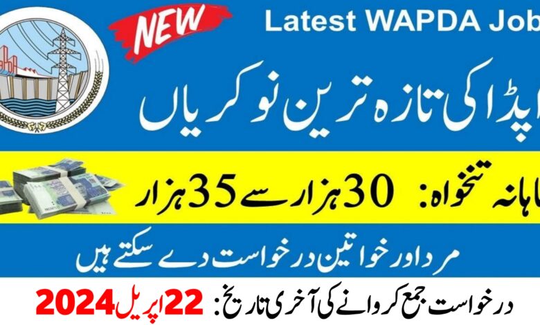 Wapda Lahore Jobs 2024