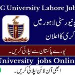 Government College University GCU Lahore Jobs 2024