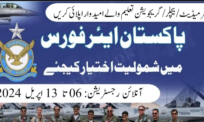 PAF Pakistan Air Force Jobs 2024