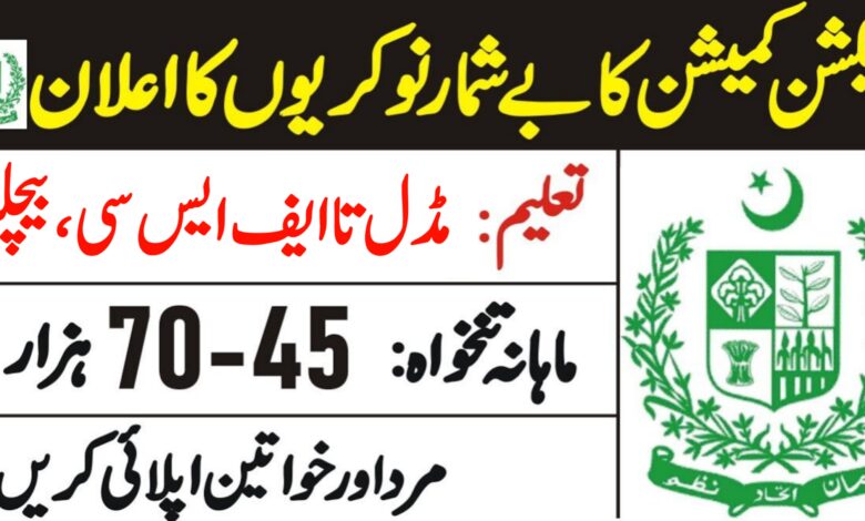 Election Commission of Pakistan Islamabad Jobs 2024