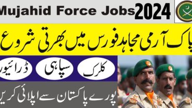 Mujahid Regiment Pakistan Army Jobs 2024