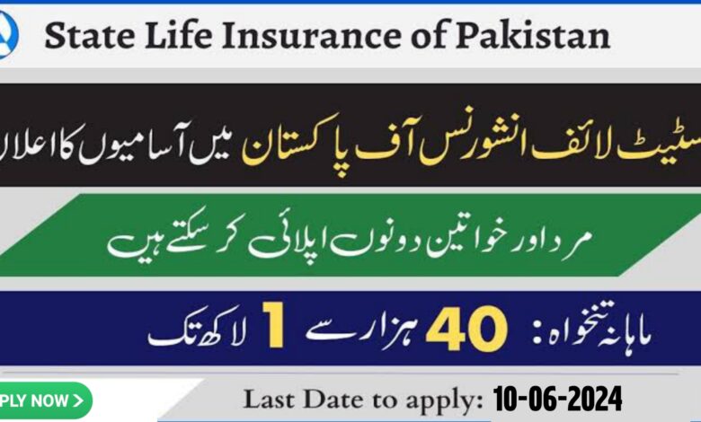 State Life Insurance Corporation of Pakistan Jobs 2024