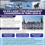 Join Pakistan Navy As Commissioned Officer PN Cadet Batch 2024