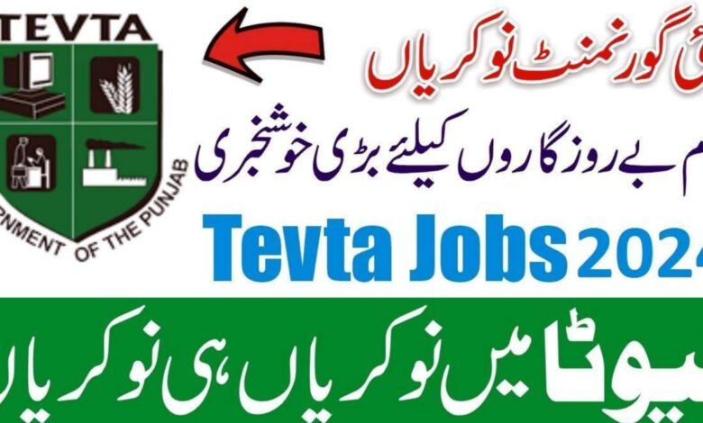 TEVTA Rahim Yar Khan Jobs 2024