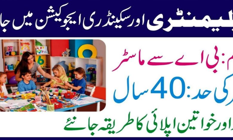 ESED Elementary and Secondary Education Department Jobs 2024
