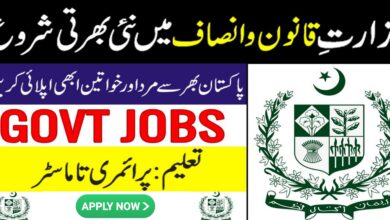 Ministry of Law and Justice Islamabad Jobs 2024