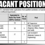 Institute Of Space Technology IST Islamabad Latest Jobs 2024