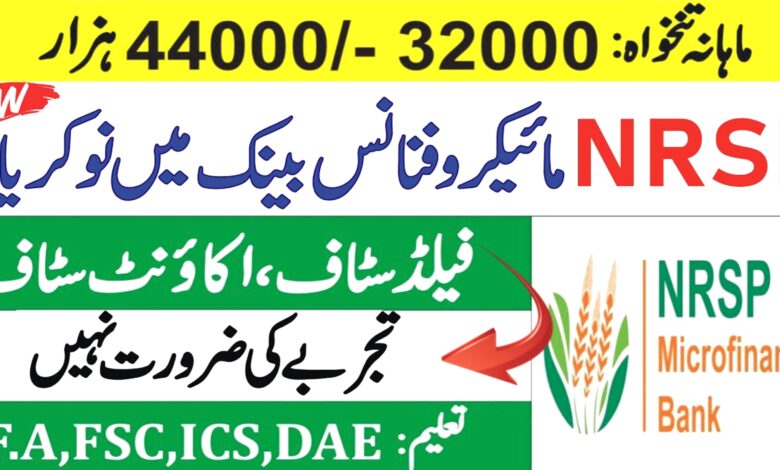 NRSP Microfinance Bank Limited Jobs 2024