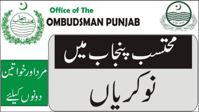 Office Of Ombudsman Punjab Lahore ( Latest Jobs 2024 )