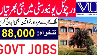 Virtual University of Pakistan Islamabad Jobs 2024