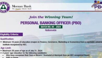 Meezan Bank Personal Banking Officer Job Opportunities 2024