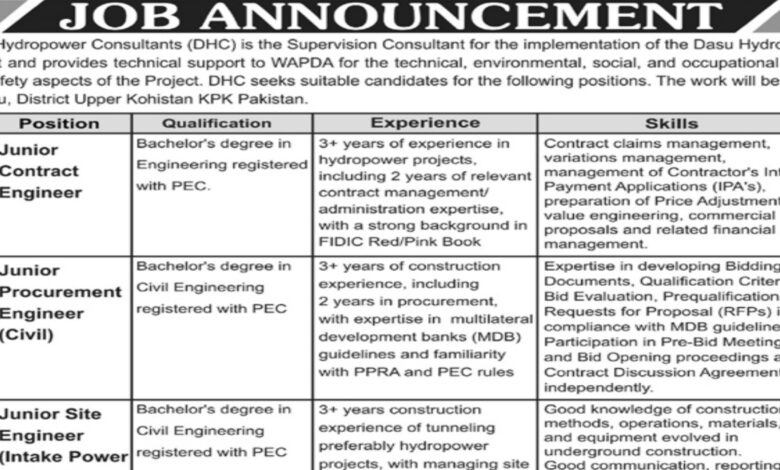 Water and Power Development Authority WAPDA Jobs 2024