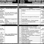 National University of Technology NUTECH Islamabad Jobs 2024