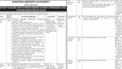 Pakistan Airports Authority PAA Karachi Latest Job Opportunities 2024