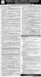 FPSC Federal Public Service Commission Jobs 2024