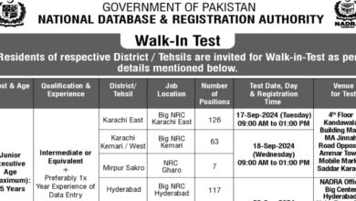 National Database & Registration Authority NADRA Karachi 2024