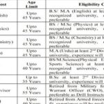 Pakistan Steel Cadet College Karachi Jobs Notice 2024