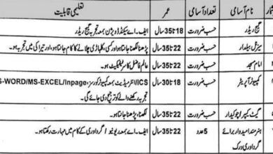 Punjab Irrigation Department Bahawalpur Jobs Notice 2024