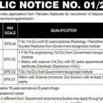 Pakistan Atomic Energy Latest Jobs Notice 2024