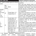 Water and Power Development Authority WAPDA Lahore Jobs Notice 2024