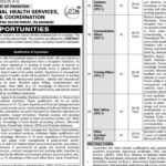 Ministry of National Health Services Regulations & Coordination NHSRC Islamabad Jobs Notice 2024