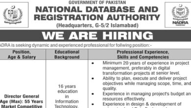 NADRA Islamabad Jobs 2024