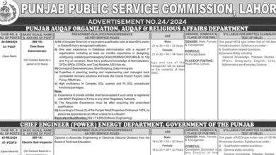 Punjab Public Service Commission PPSC Lahore Jobs