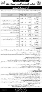 Chief Commissioner Office Islamabad Jobs 2024