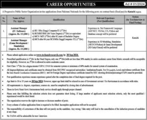 Pakistan Atomic Energy Karachi Jobs Notice 2024