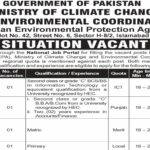 BPS-01 TO BPS 15 Ministry Of Climate Change Vacancies 2024