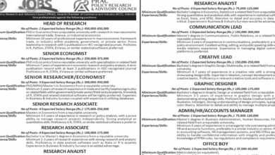 PRAC Karachi Vacancies Notice Oct 2024