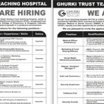 Ghurki Trust Teaching Hospital Lahore Jobs Notification Out