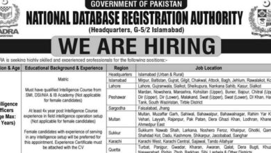 NADRA Islamabad Jobs Notification Out Oct-2024