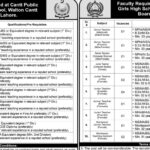 Senior & Junior Teachers Vacancies Notification Oct-24