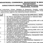 Directorate General Of Industries Punjab Jobs Notice October 2024