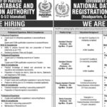 NADRA Islamabad Vacancies Notification Out 2024