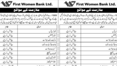 FWBL Karachi Jobs Notification 2024