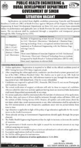 PHE & RD Vacancies Notification 2024